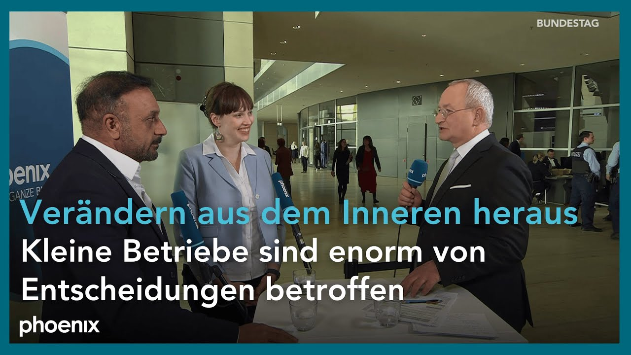 Nora Seitz (CDU) und Mirze Edis (Die Linke) zur ersten Bundestagssitzung der neuen Legislatur